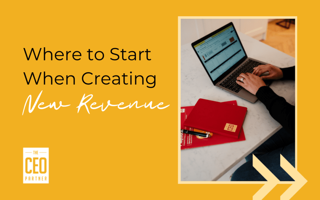 Where to Start When Creating A New Revenue Stream